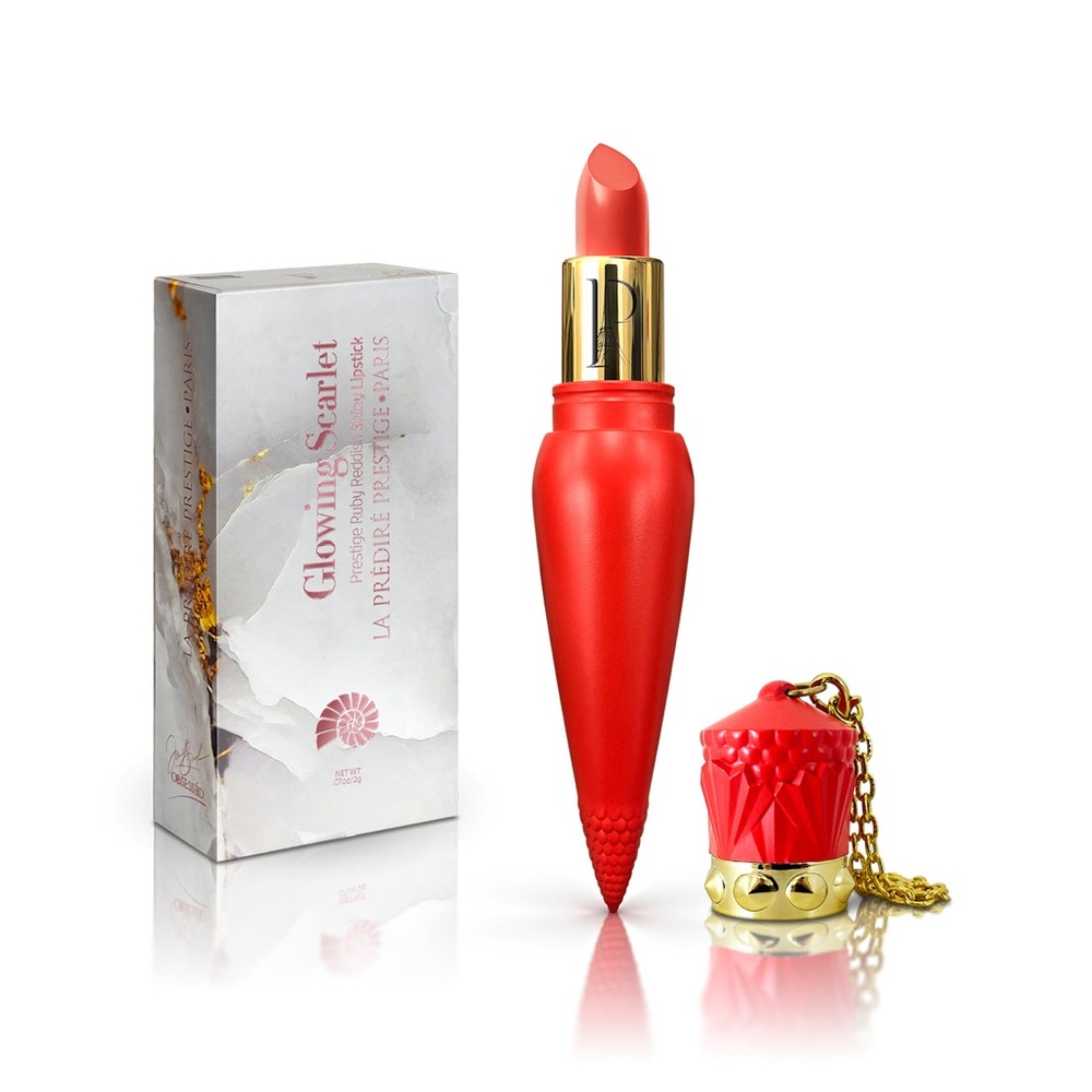 La Predire Paris Glowing Scarlet Prestige Ruby Reddish Shiny Lipstick
RUBYLIP03